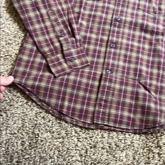 Outdoor Life Purple Casual Button Down Shirt - Picture 5 of 7